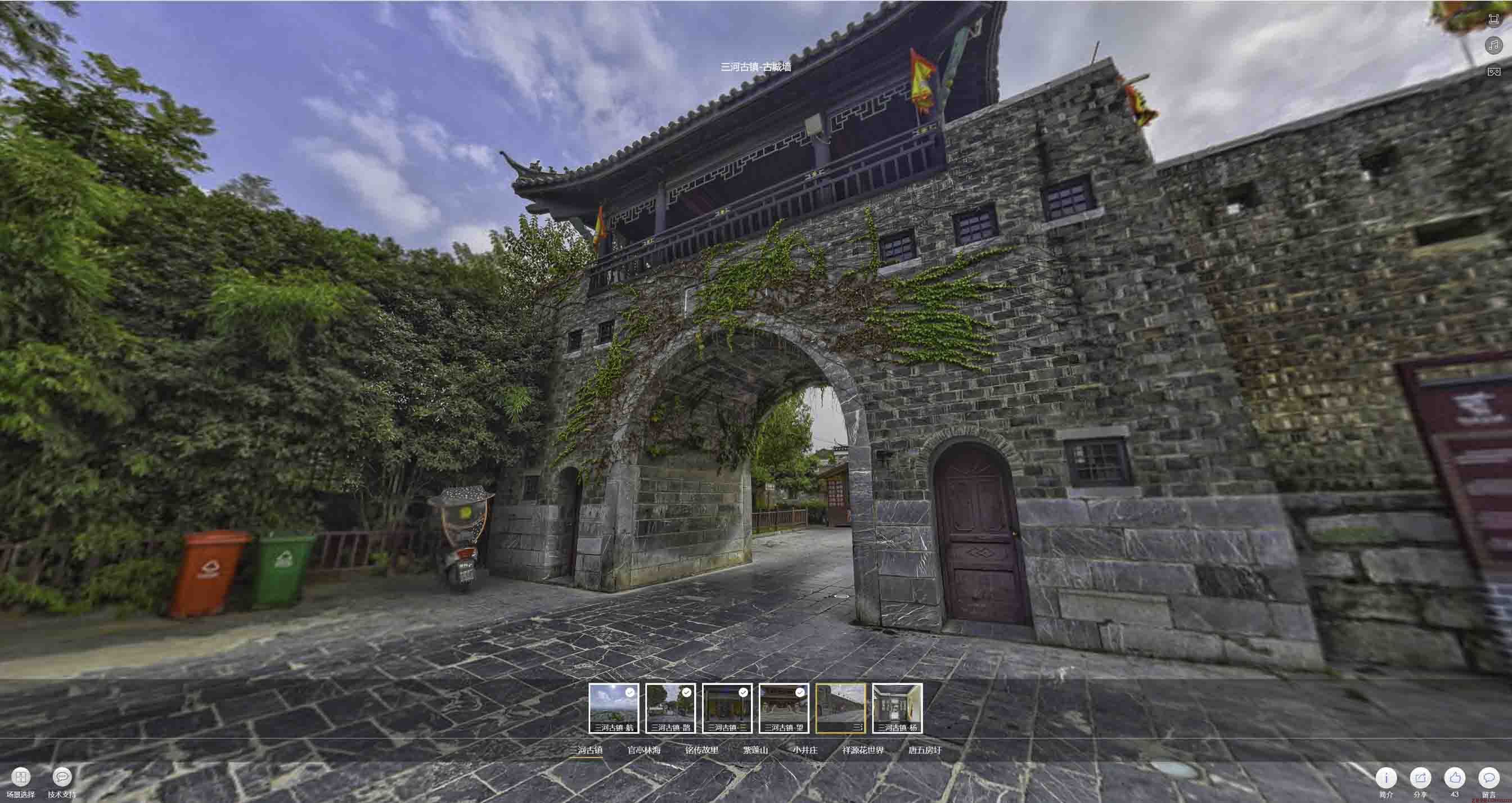 谢通门全景拍摄技巧：捕捉完美全景图像在手绘地图中的创意应用